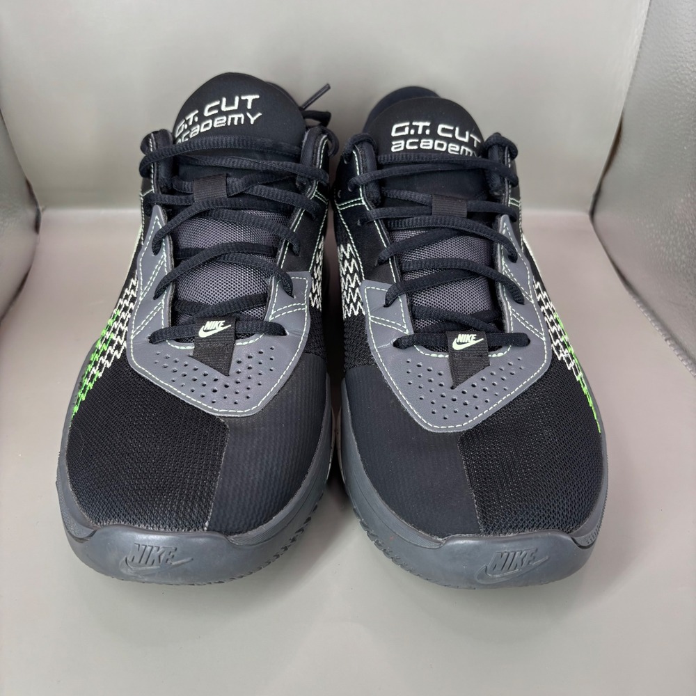 Nike GT Cut Academy Black Anthracite Green Strike FB2599-001 Mens 10 - Picture 2 of 8